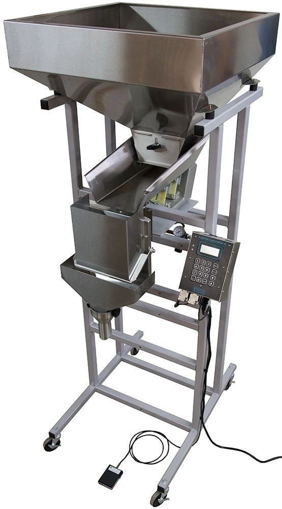 Semi-automatic single-head vibratory hanging scale weigh filler for dry products